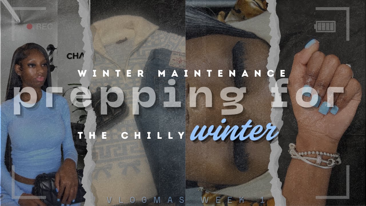 ❄️ WINTER *diy* MAINTENANCE VLOG | hair, nails, lashes | VLOGMAS WEEK 1🎄🐬