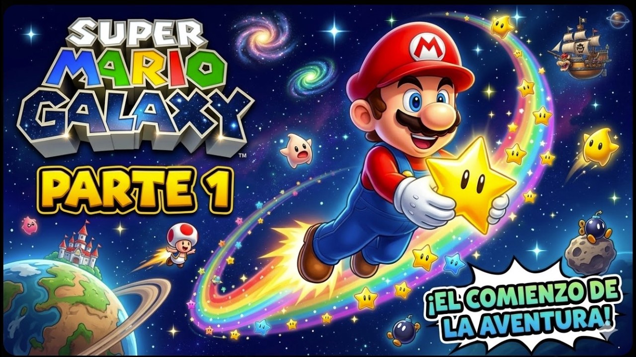SUPER MARIO 3D ALL STAR - MARIO GALAXY 1 - PARTE 1
