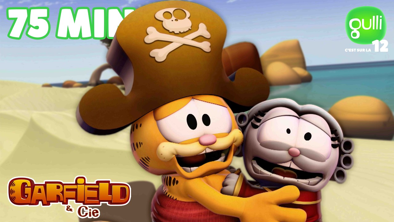 GARFIELD le PIRATE à la RECHERCHE du TRÉSOR PERDUS ! 🏴‍☠️😱 M6+