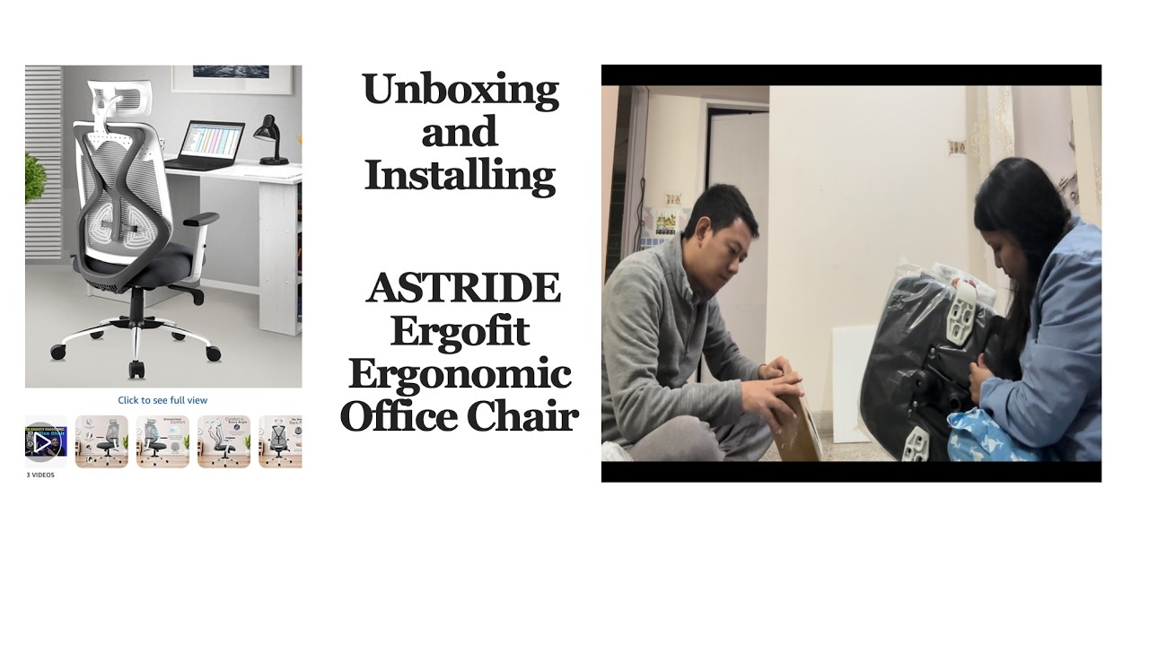 Best chair under 5000 | ASTRIDE Ergofit Ergonomic Office Chair for Home | Unboxing and installation