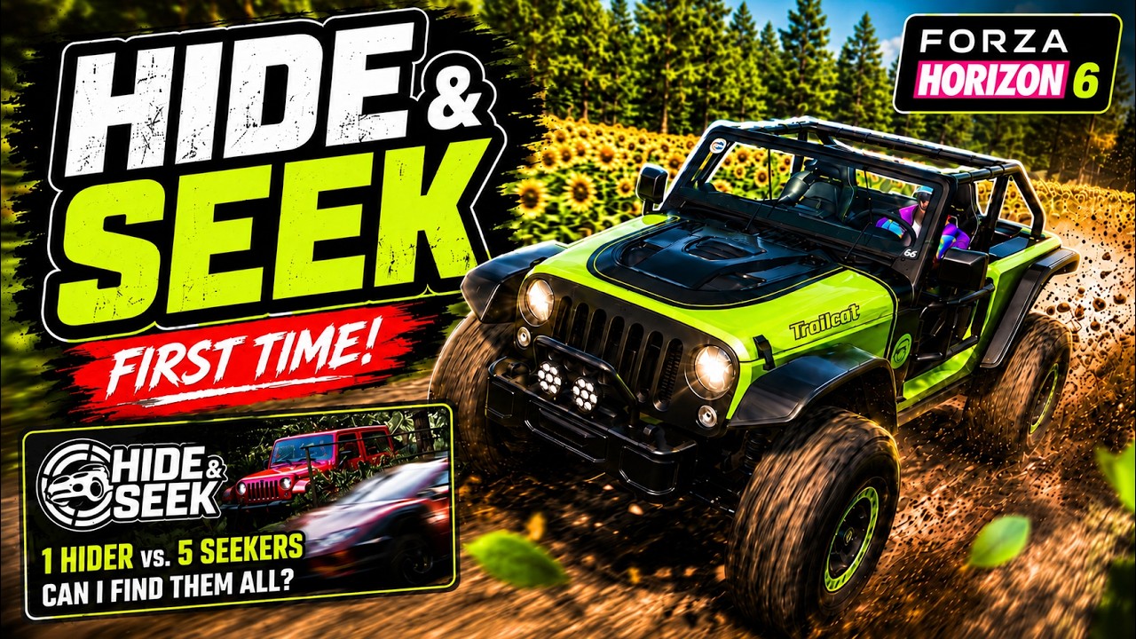 FORZA HORIZON 6 Hide and Seek! First Time Playing Seeker for the Weekly Challenge