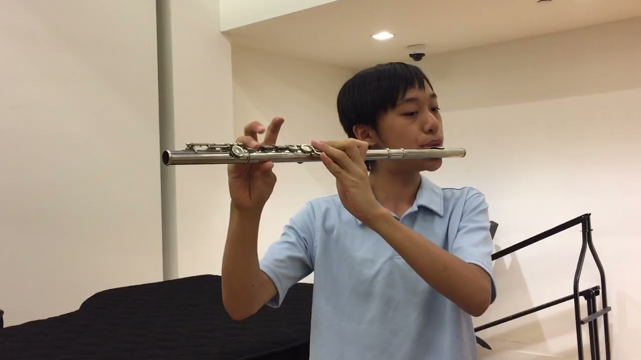 Allegretto by Benjamin Godard.  Suzuki Flute book 3.  Audition for LaGuardia High School.