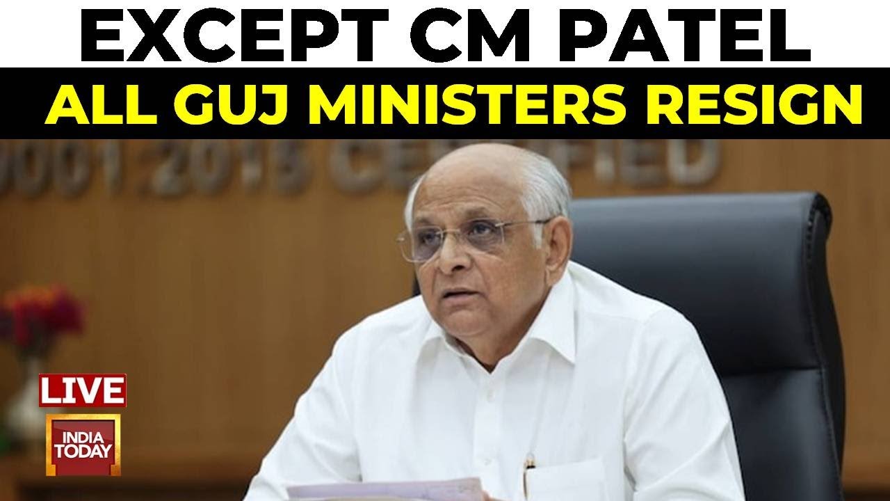 Gujarat Govt LIVE: All Gujarat Ministers Except CM Bhupendra Patel Resign Ahead Of Cabinet Expansion