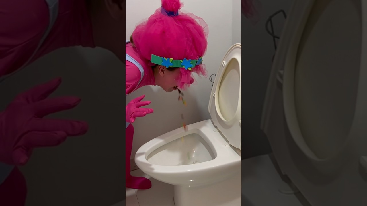 POPPY DE TROLLS VOMITO 😱😱😱 