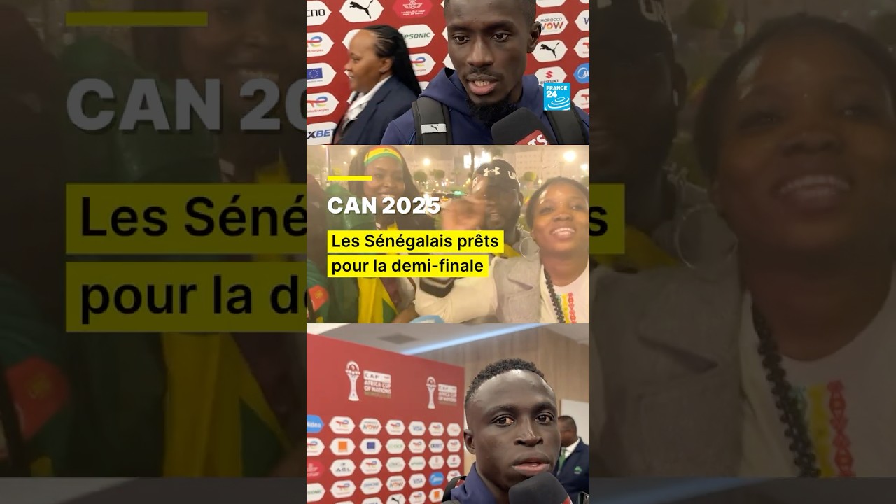 CAN 2025 : les Sénégalais prêts pour la demi-finale • FRANCE 24