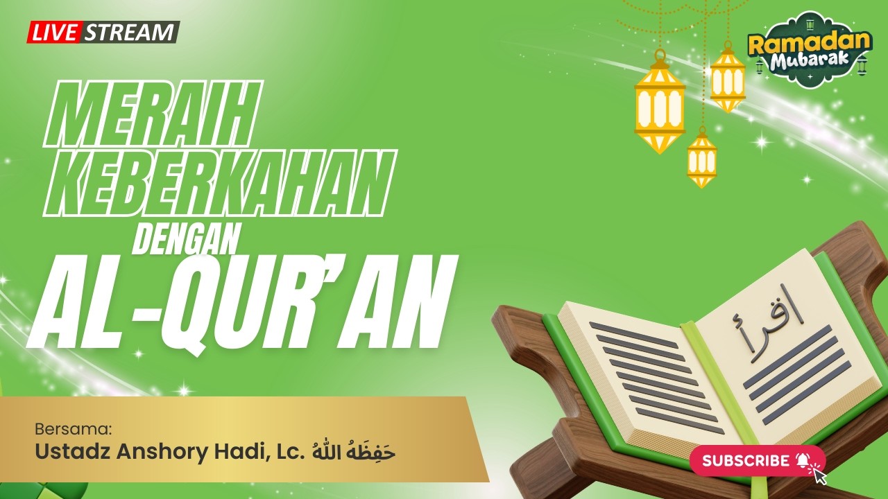 LIVE | Ustadz Anshory Hadi, Lc. Hafidzohullah