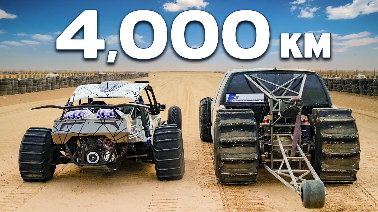 Buggy z V8 o mocy 4 000 KM: PIASKOWE DRAG RACE