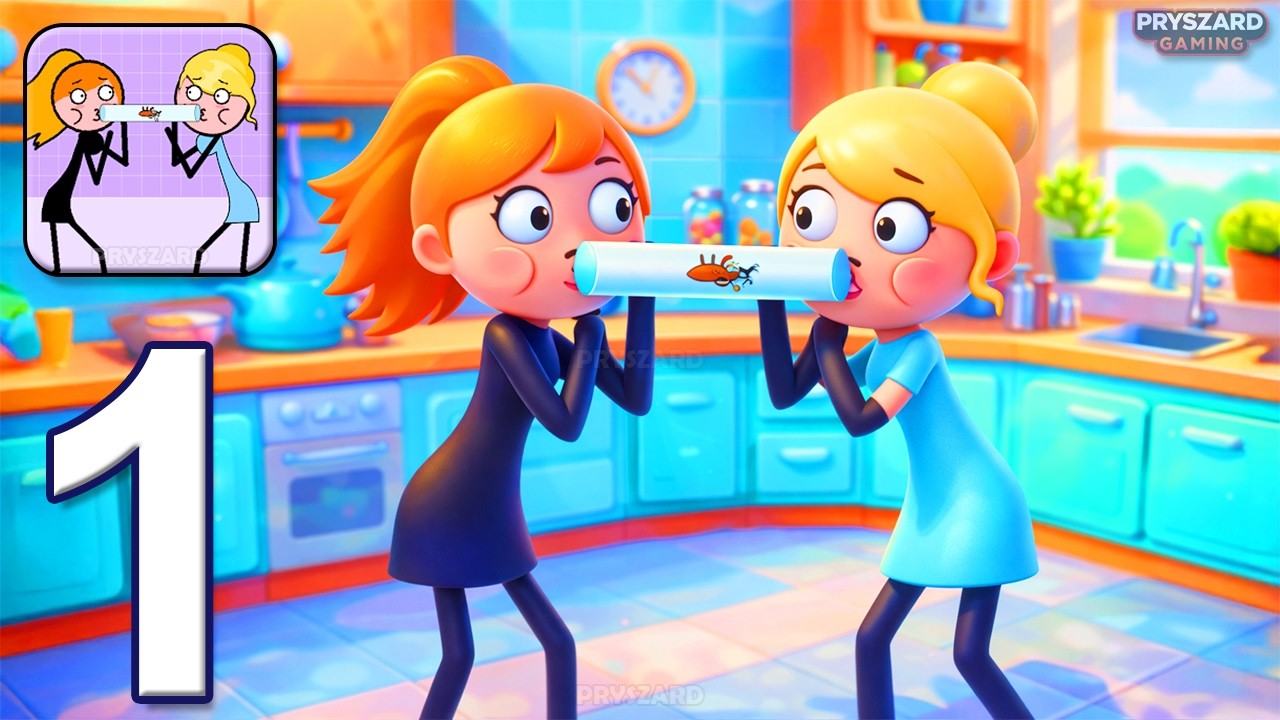 Brain Tricky Puzzle - Gameplay Walkthrough Part 1 - Funny Stickman Brain Puzzle (iOS, Android)