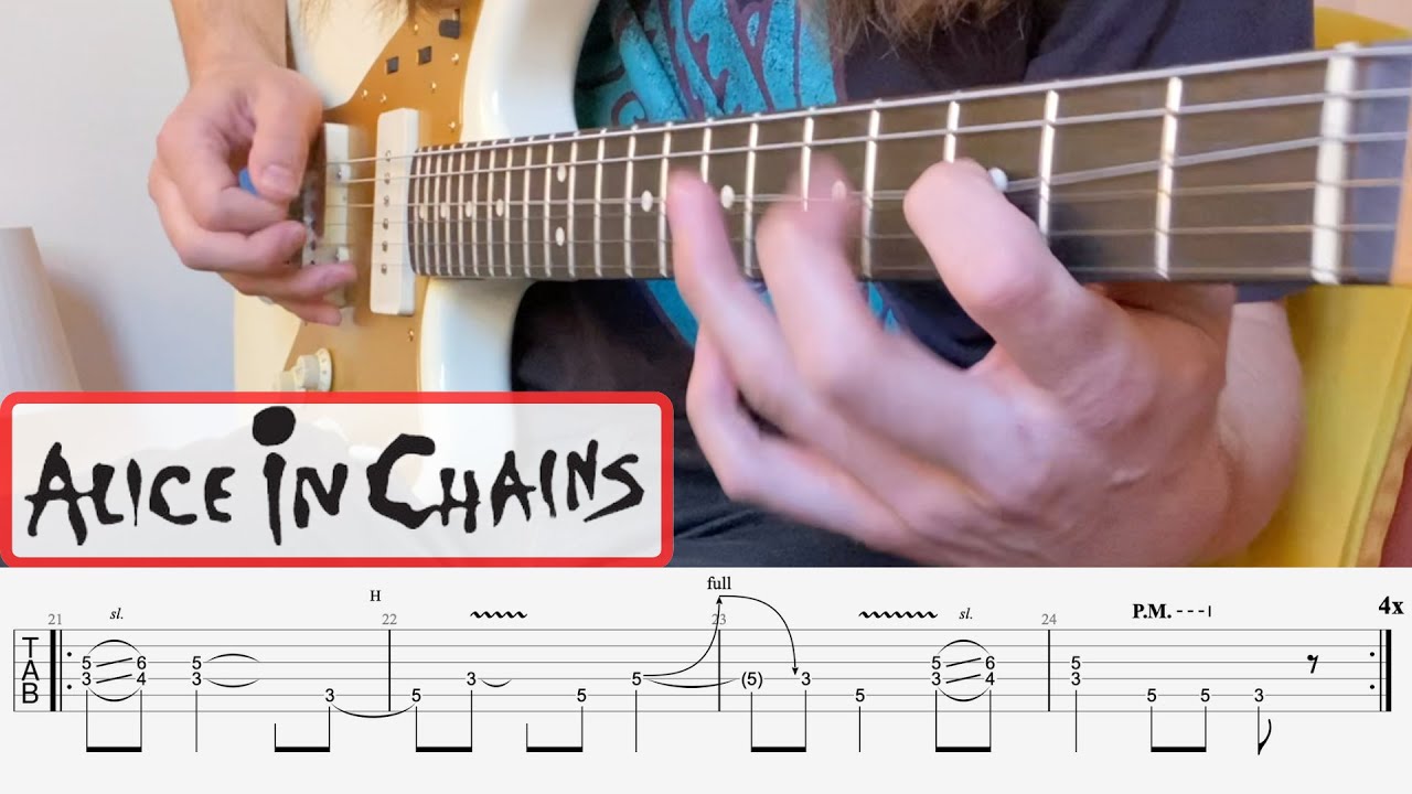 Alice in Chains - Dam That River (Guitar Cover with TAB)