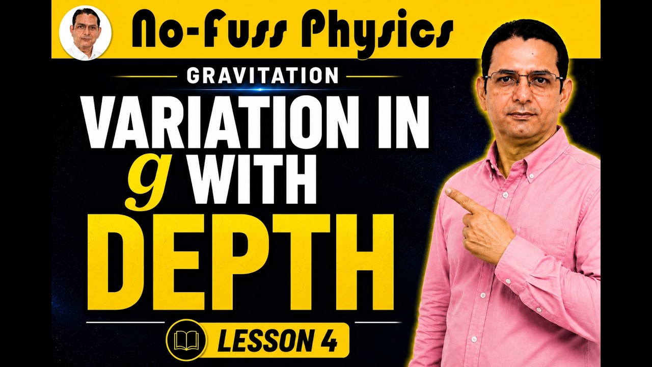 How Gravity Changes with Depth! | Variation of g Explained 🌍