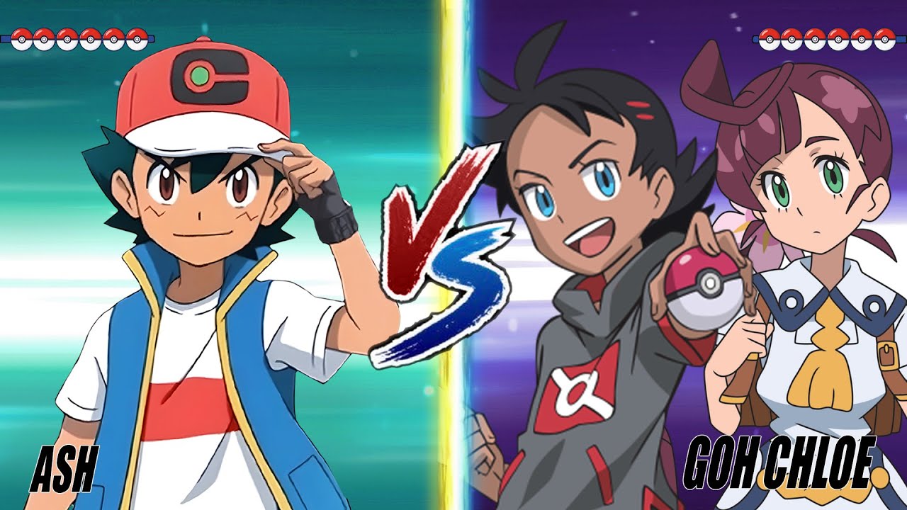 Pokémon Battle: ASH Vs. GOH and CHLOE