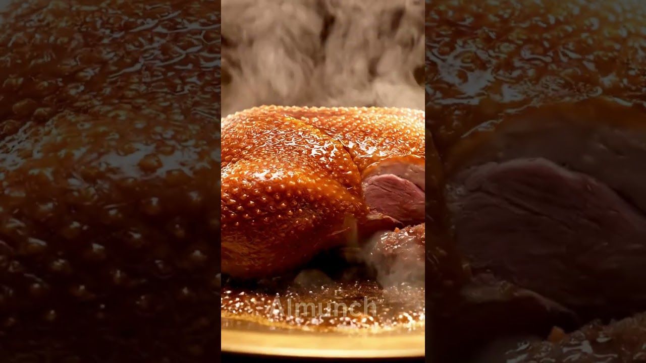 The Glorious Glaze of a Giant Peking Duck 🦆🔥 