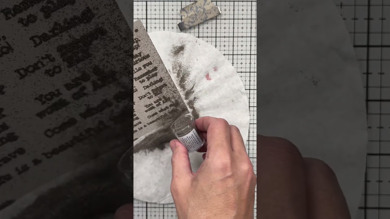 The perfect die and  word stamp set - How to use it #diy #journaling  #art