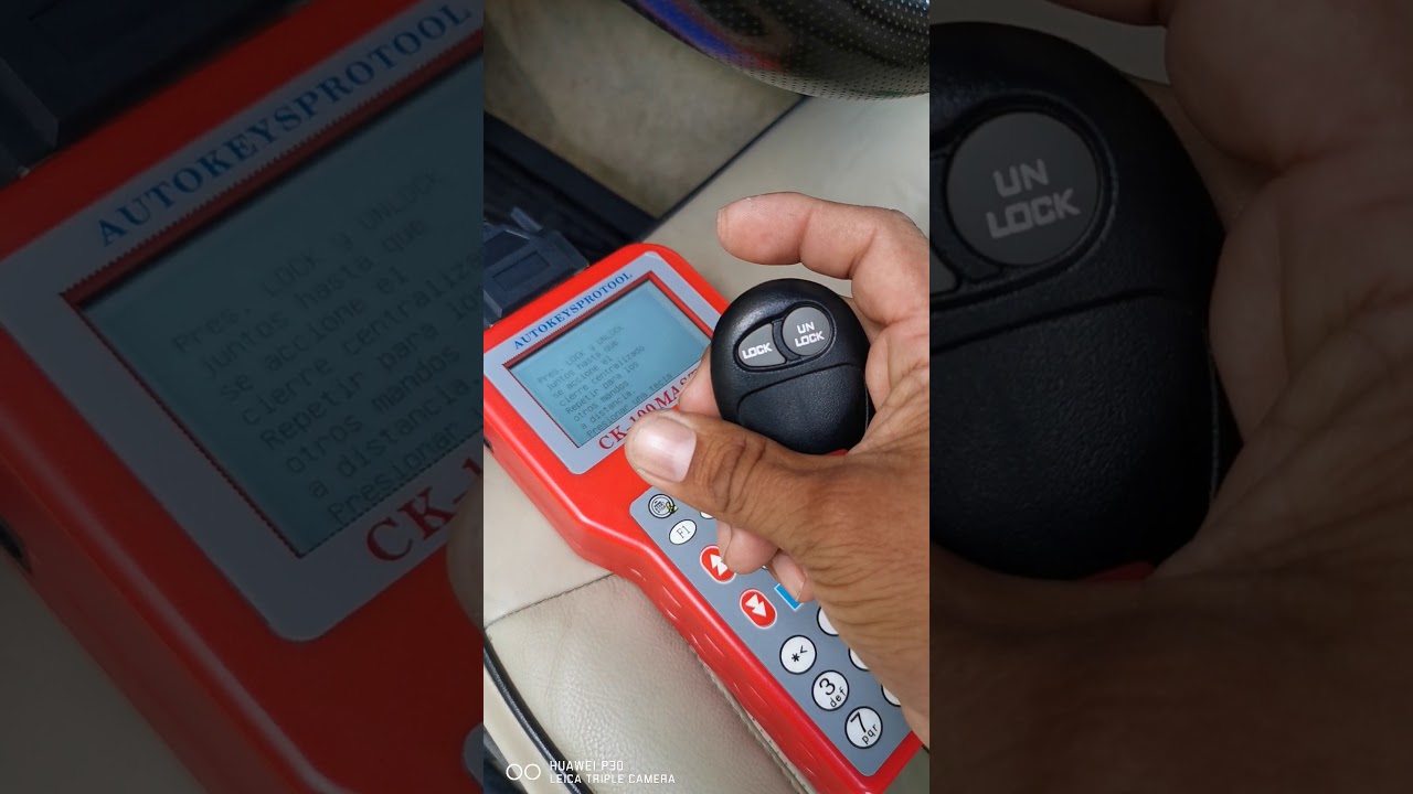 Programacion de control humer con ck100