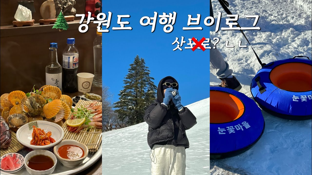 ❄️🌲 삿포로? ㄴㄴ 강원도! ㅇㅇ | ✶ (중요) 삼양목장 젤 예쁜 포토스팟 알려드림 📸 ‼️ | 대관령 눈꽃마을 눈썰매장 오픈런, 삼양라운드힐, 속초 컨피네스 호텔