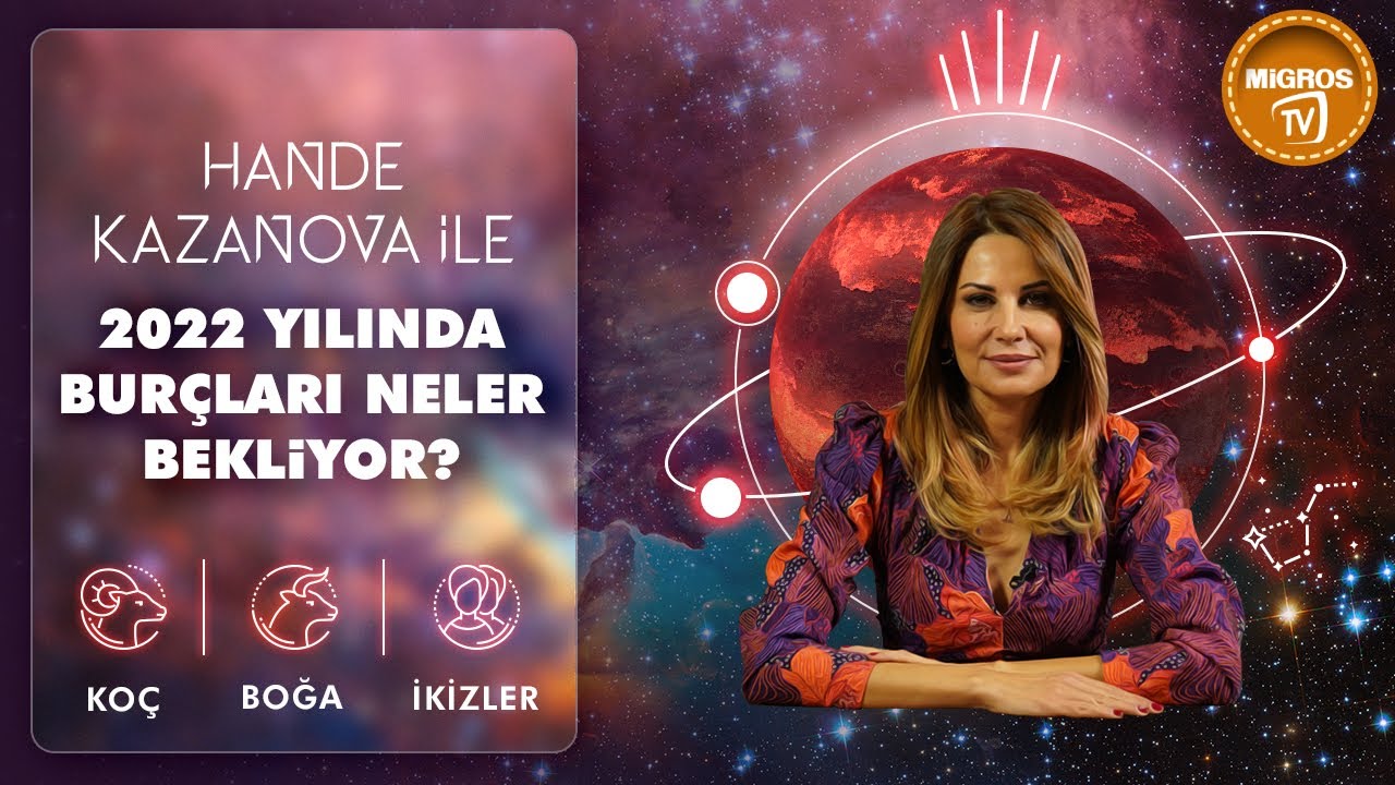 Hande Kazanova ile Astroloji : 2022 Yılında Bur&ccedil;ları Neler Bekliyor? - (Ko&ccedil;, Boğa ve İkizler)