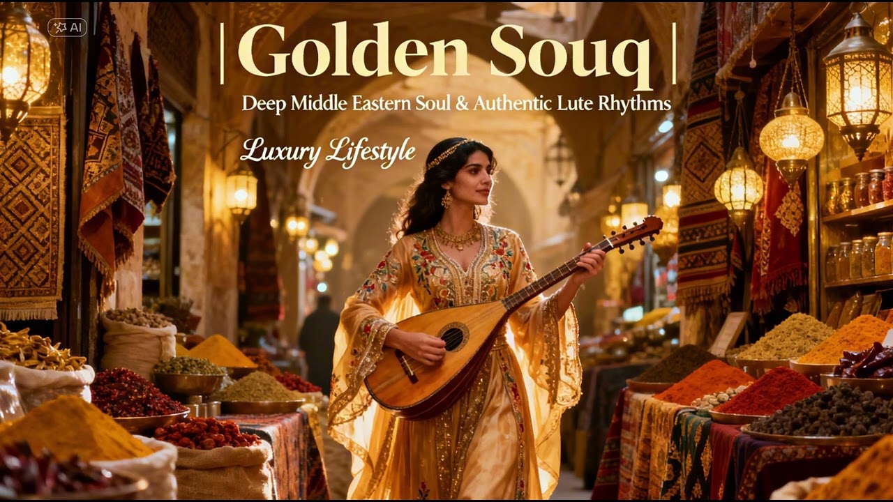 Golden Souq | Deep Middle Eastern Soul & Authentic Lute Rhythms (Luxury Lifestyle)
