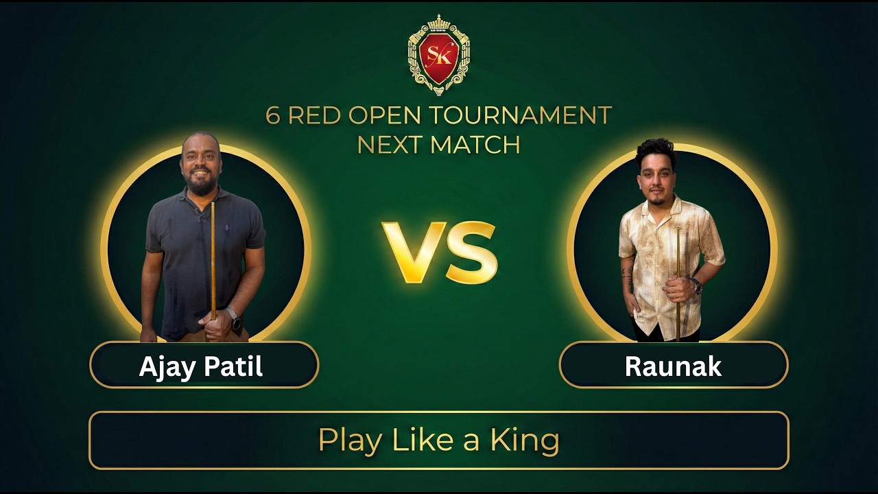 Snooker King 6 Ball Open Tournament | LIVE MATCH | Day 1 Table 1 MATCH | 2:00 PM