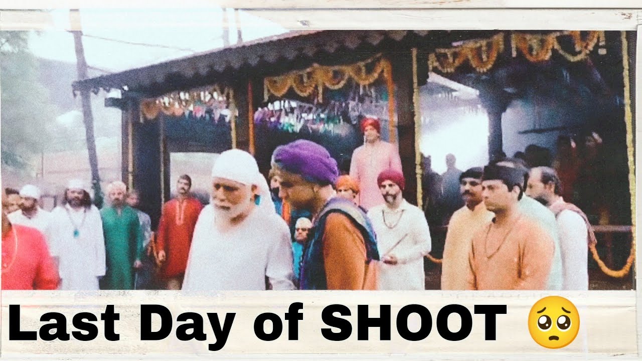 Last Day of Mere Sai Serial Shoot 🎥 Last day of shooting 🥺🥺 Sai Baba | #vlog #film #trending #sai...