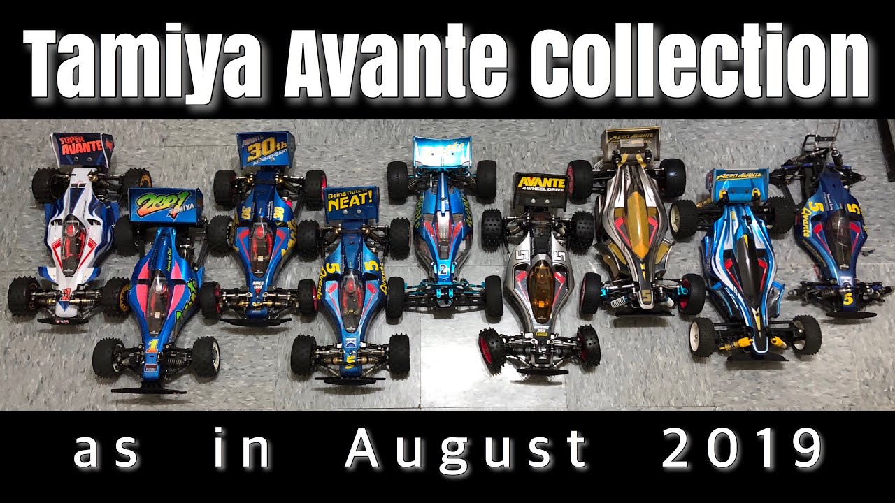 Моя коллекция Tamiya Avante RC по состоянию на август 2019 г.
