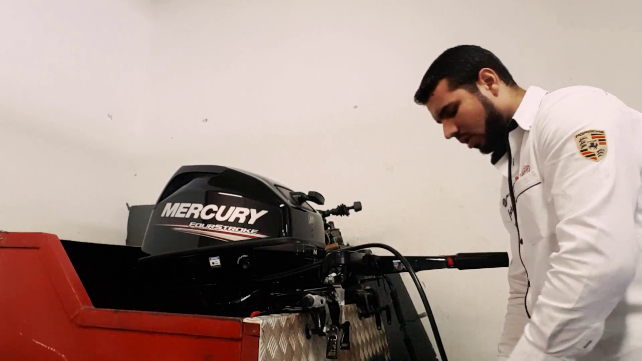 Funcionamento Motor de Popa Mercury 20 HP 4 tempos - Náutica Paraná