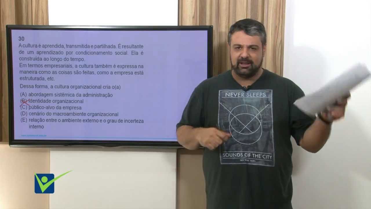 Correção da prova Banco do Brasil 2014 - CESGRANRIO - Cultura Organizacional