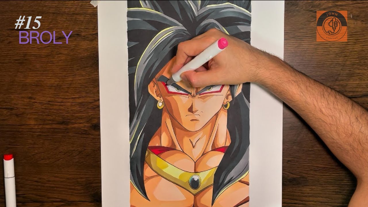 SUPER EASY  |  DRAWING BROLY SS4