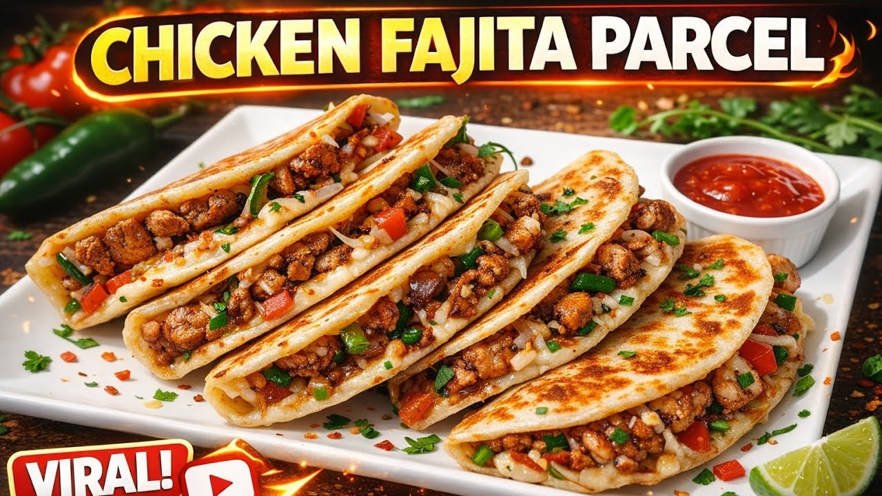 This Chicken Fajita Parcel Went VIRAL 😍 | Easy & Cheesy Recipe