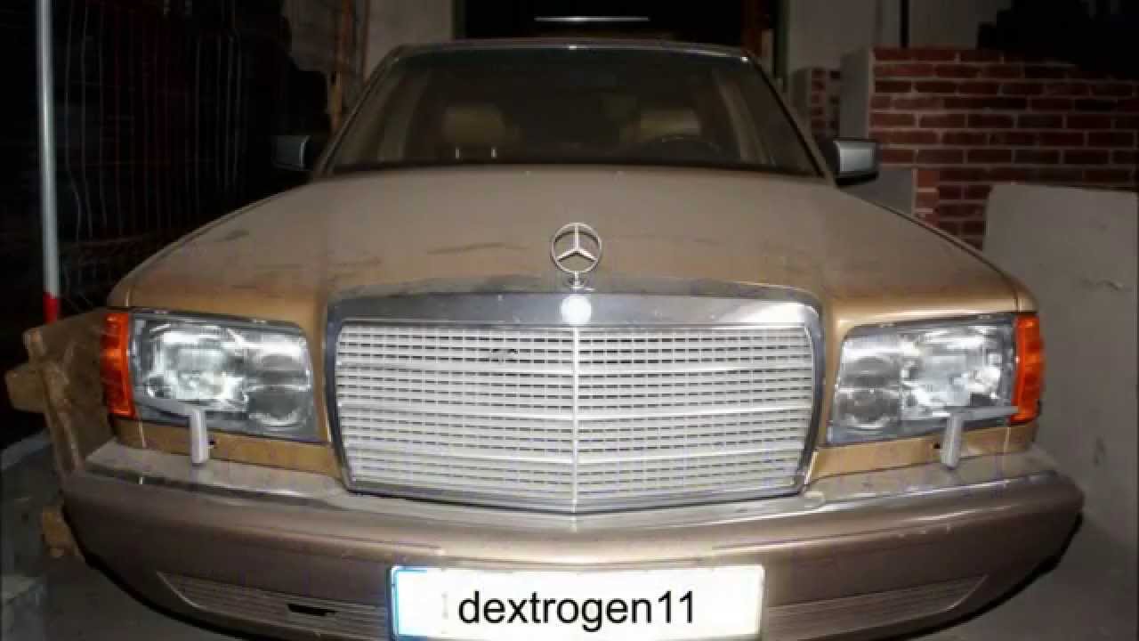 Mercedes-Benz 300 SDL TURBO - W126 - DIESEL COLD START AFTER 6 MONTH