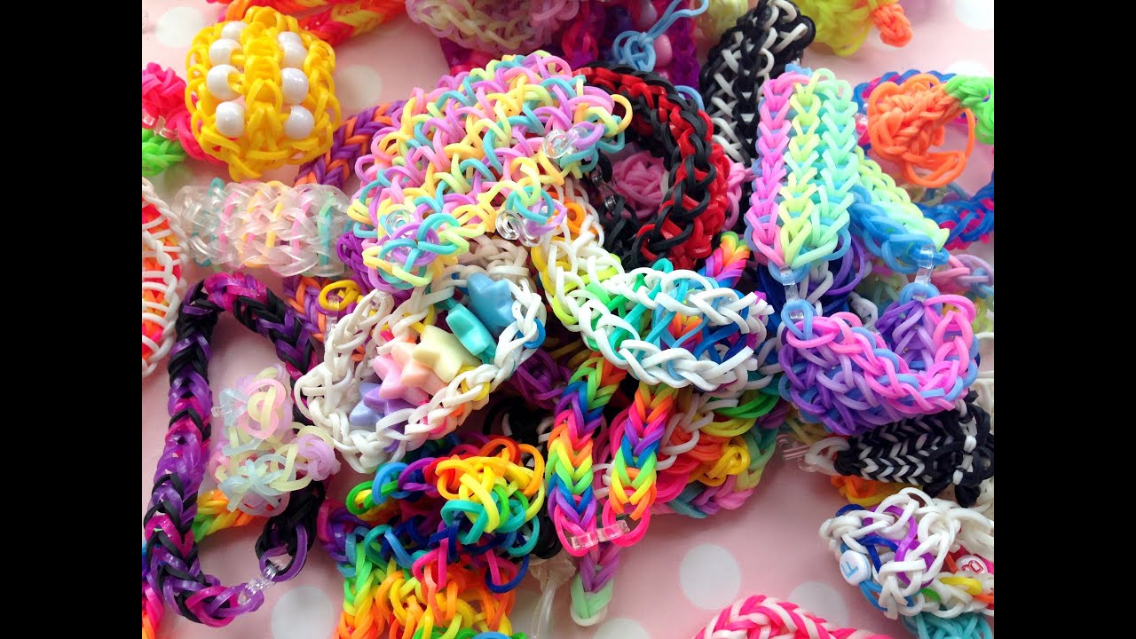 Charmsy i bransoletki z gumek Rainbow Loom