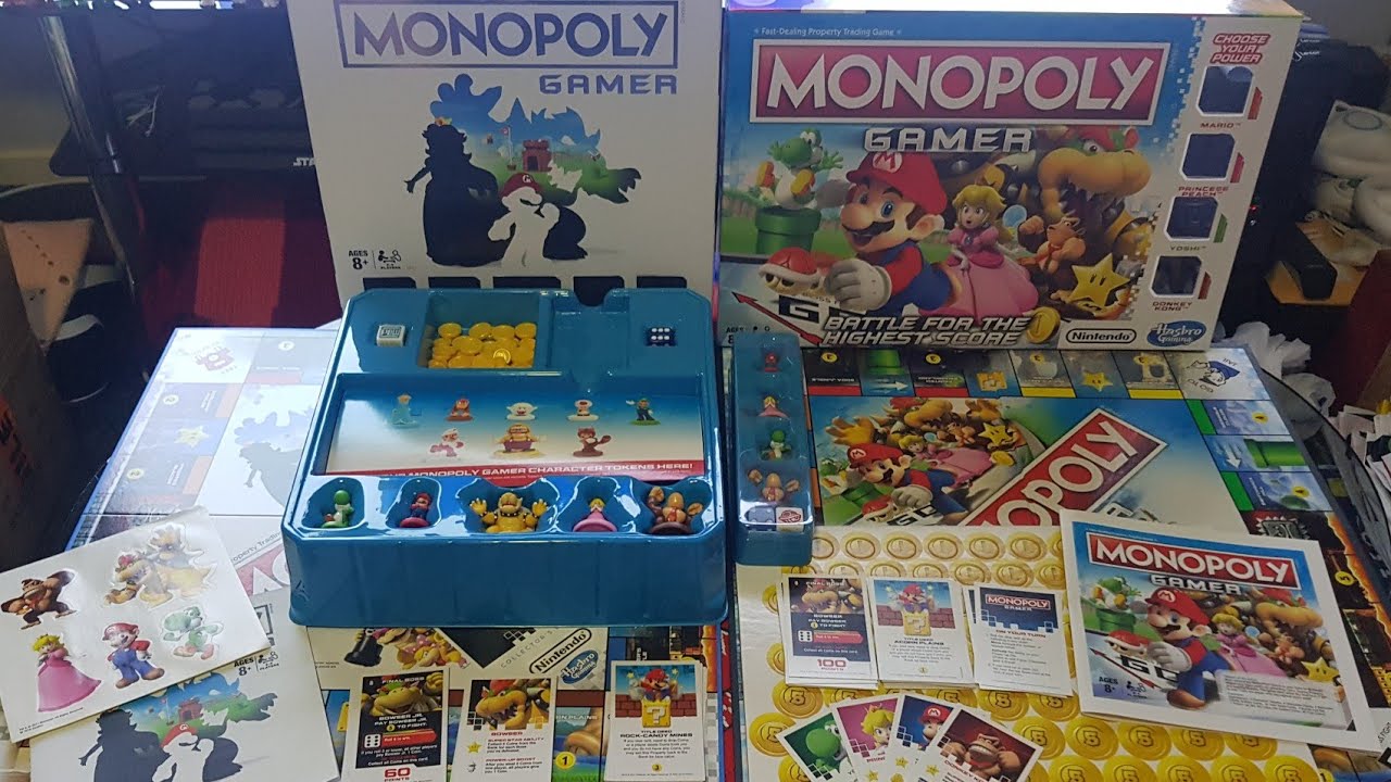 Unboxing Monopoly Gamer Standard Edition + Comparison to Collectors Edition.