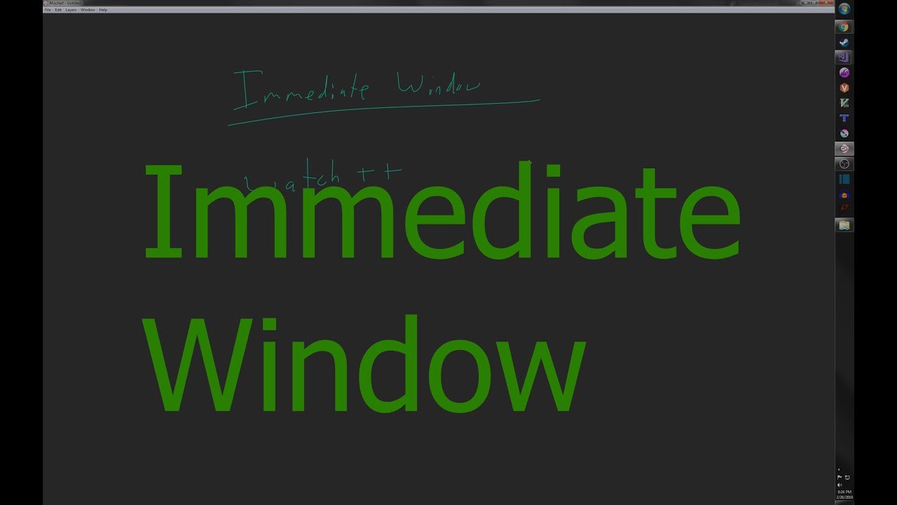 Tutorial Tuesday: Immediate Window in the Visual Studio Debugger