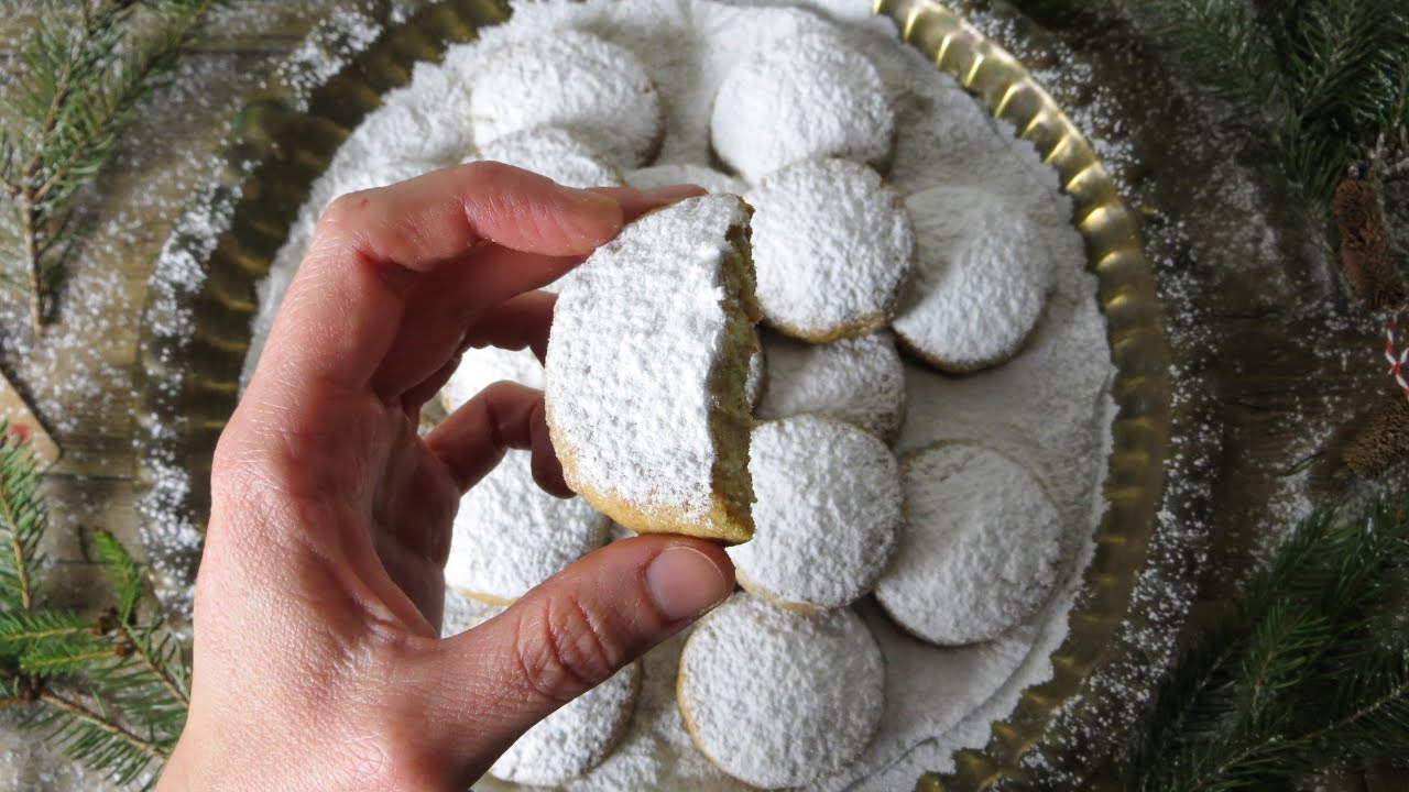 KOURABIEDES  | BISCOTTI ALLE MANDORLE GRECI | VEGAN