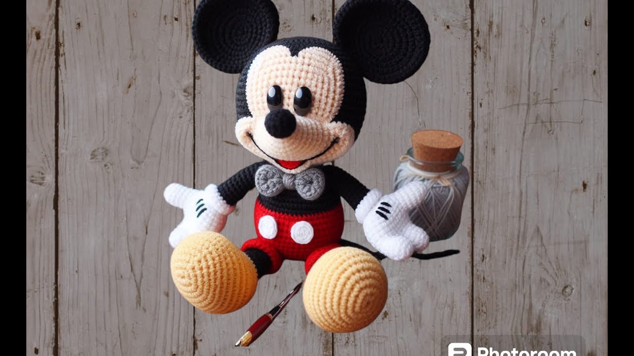 Mickey mouse a crochet parte 1 paso a paso clase en vivo