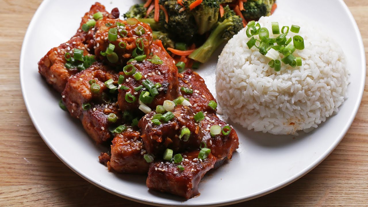 General Tso's Tempeh