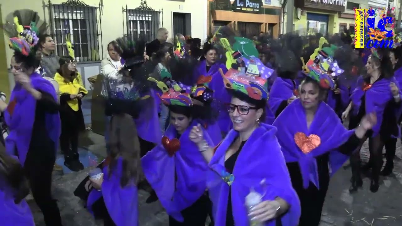 Desfile de Viudas-ENTIERRO DE LA SARDINA-Carnaval de Isla Cristina. 14 02 2024.