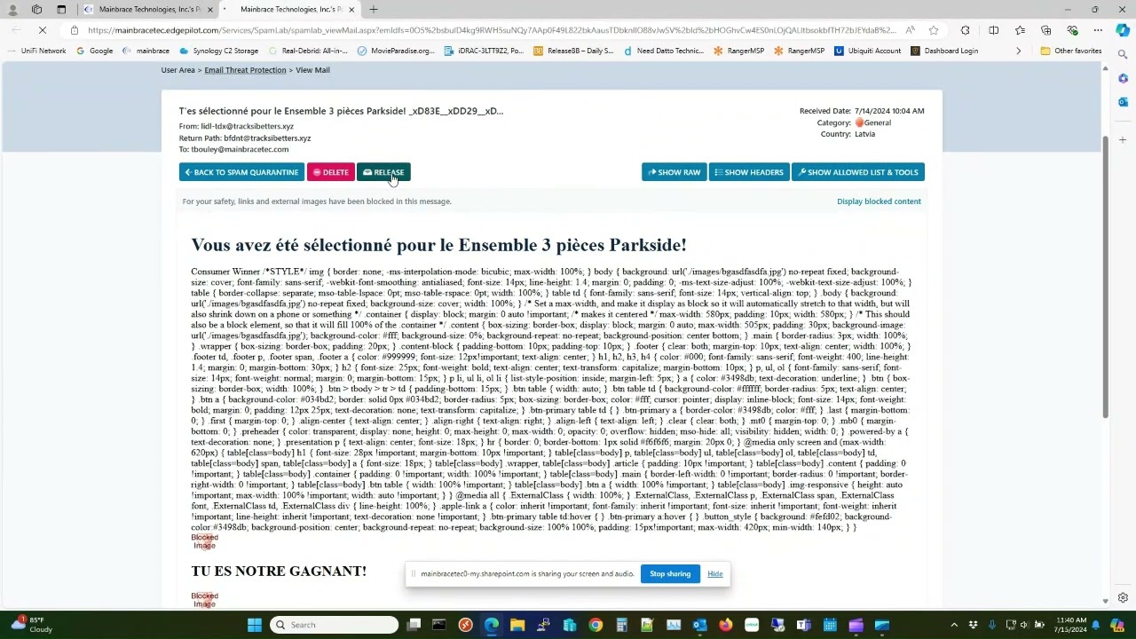 email threat protection