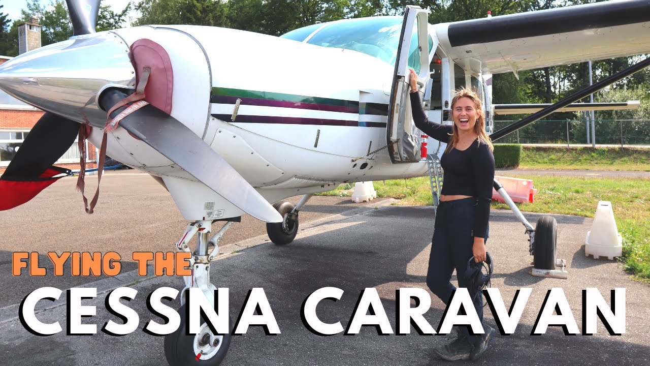 Перегоночный полет и прыжки с парашютом на самолете Cessna 208.