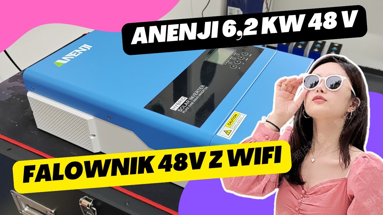 ANENJI 6,2 kW 48V z WiFi #anenji #48v #offgrid #fotowoltaika