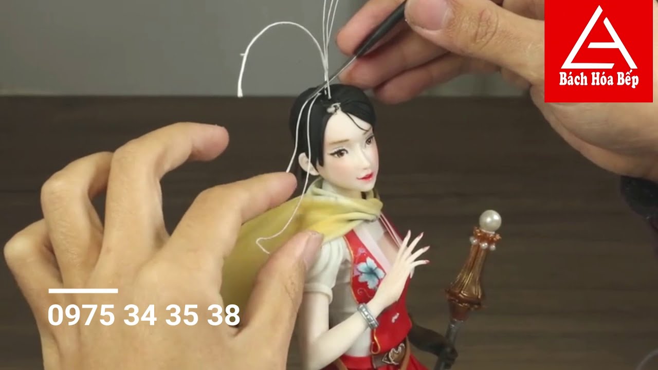 The Sculpture lady with fondant. Fondant, Sugar Art #26
