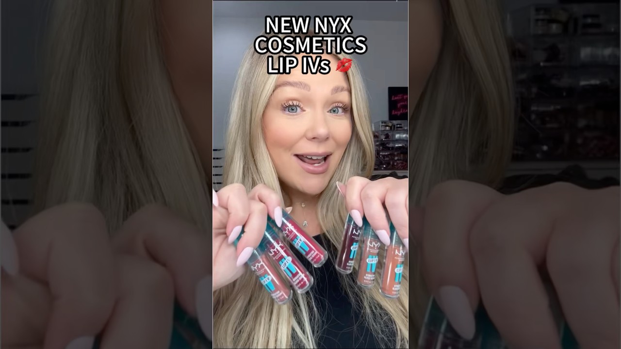 IV for your Lips 💋 NEW NYX Cosmetics Hydrating Gloss Serums #makeup #beauty #NYXCosmeticsPartner