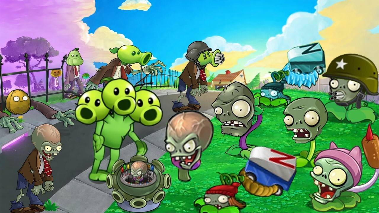 Plants Vs Zombies Zomplants Vs Zombotany Mod Gameplay