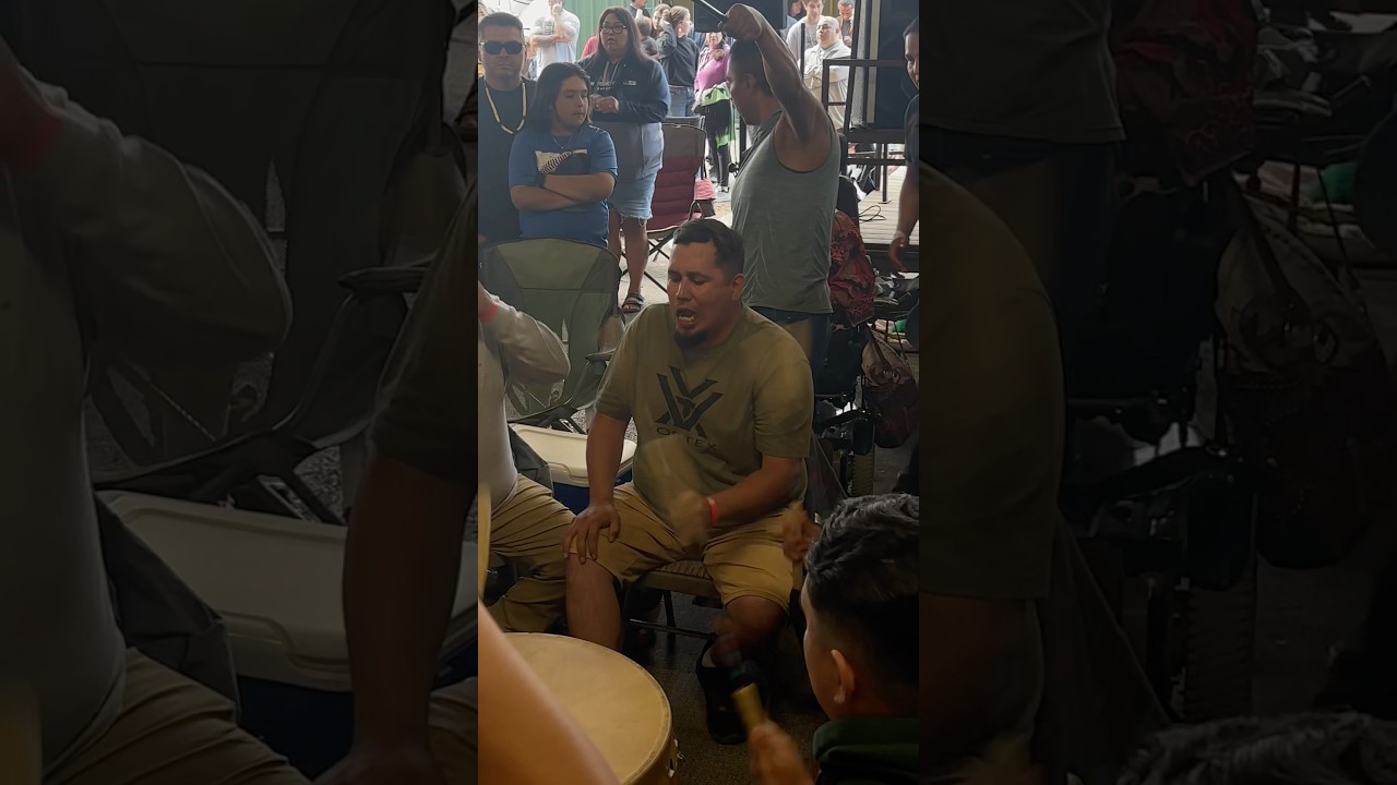 Black Bear singers at Arlee Powwow 2025 