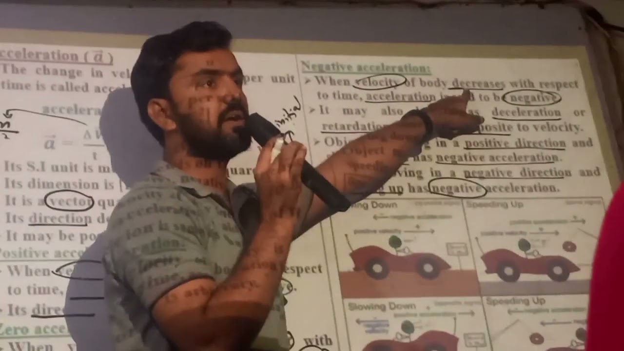 chp2 phy acceleration and other topics class 11 sum academy larkana