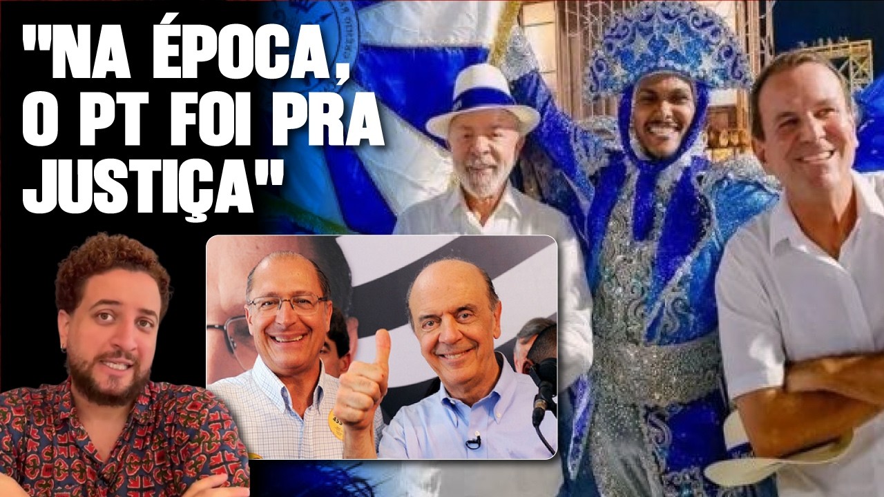 LULA NA SAPUCAÍ: ALCKMIN E SERRA TAMBÉM JÁ FORAM HOMENAGEADOS NO CARNAVAL DE SP