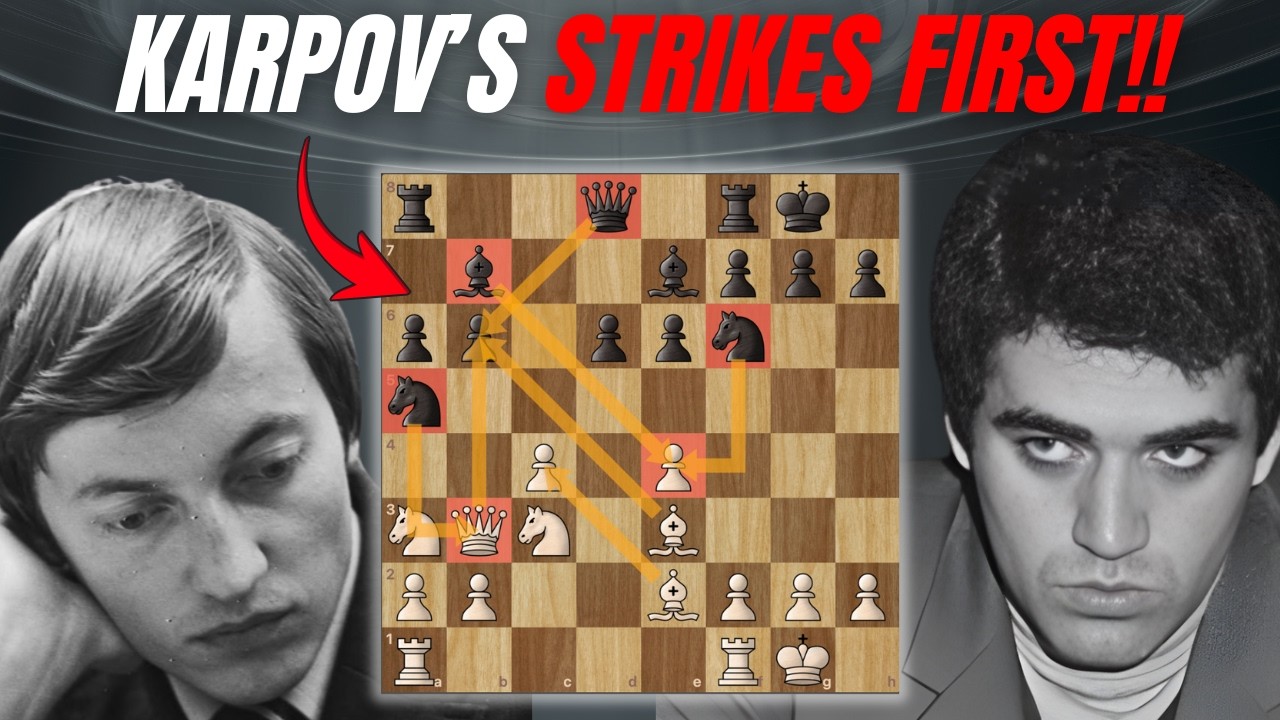 First Blood in the Greatest Chess Rivalry Ever | 1984 World ChessChampionship Game 3