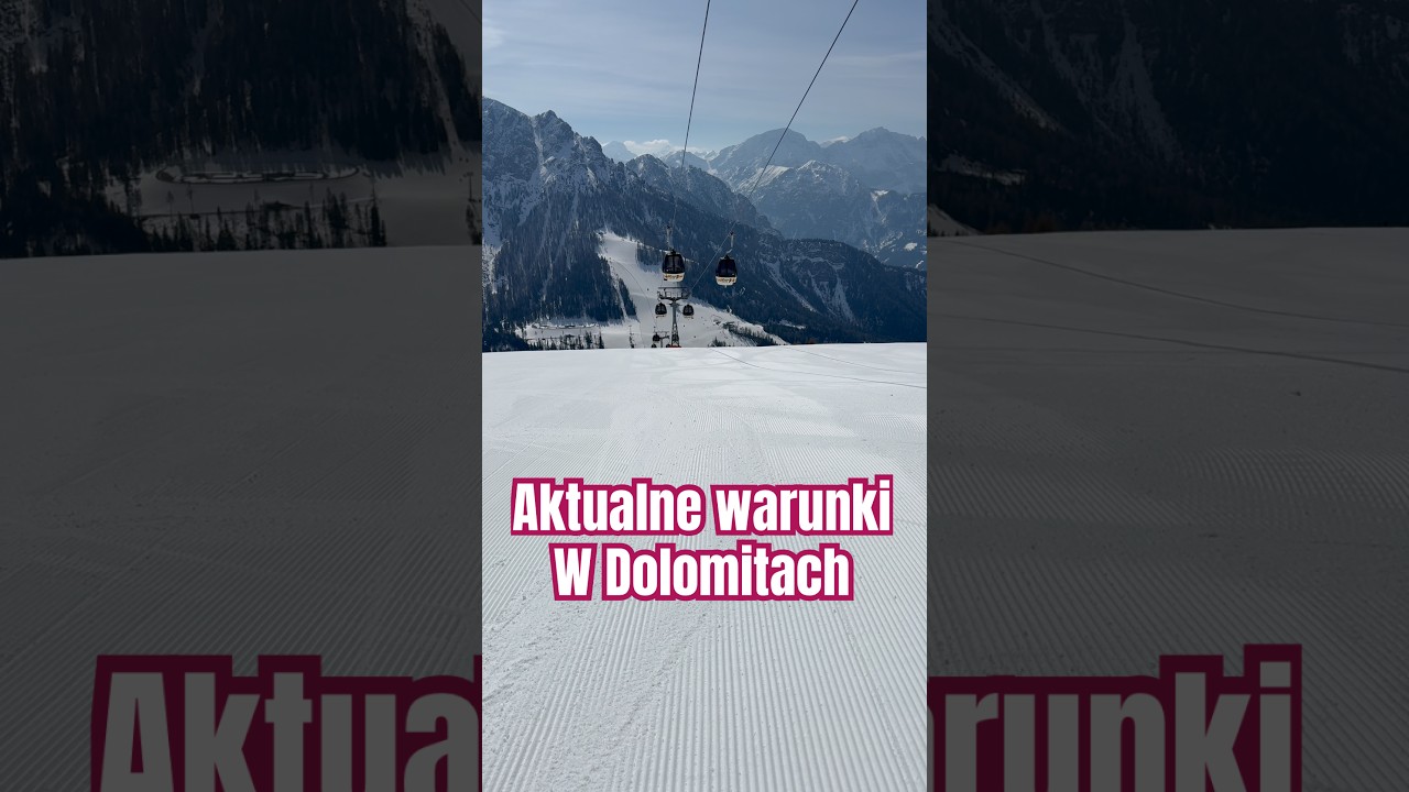 Aktualne warunki narciarskie na Kroplatzu, w Dolomitach