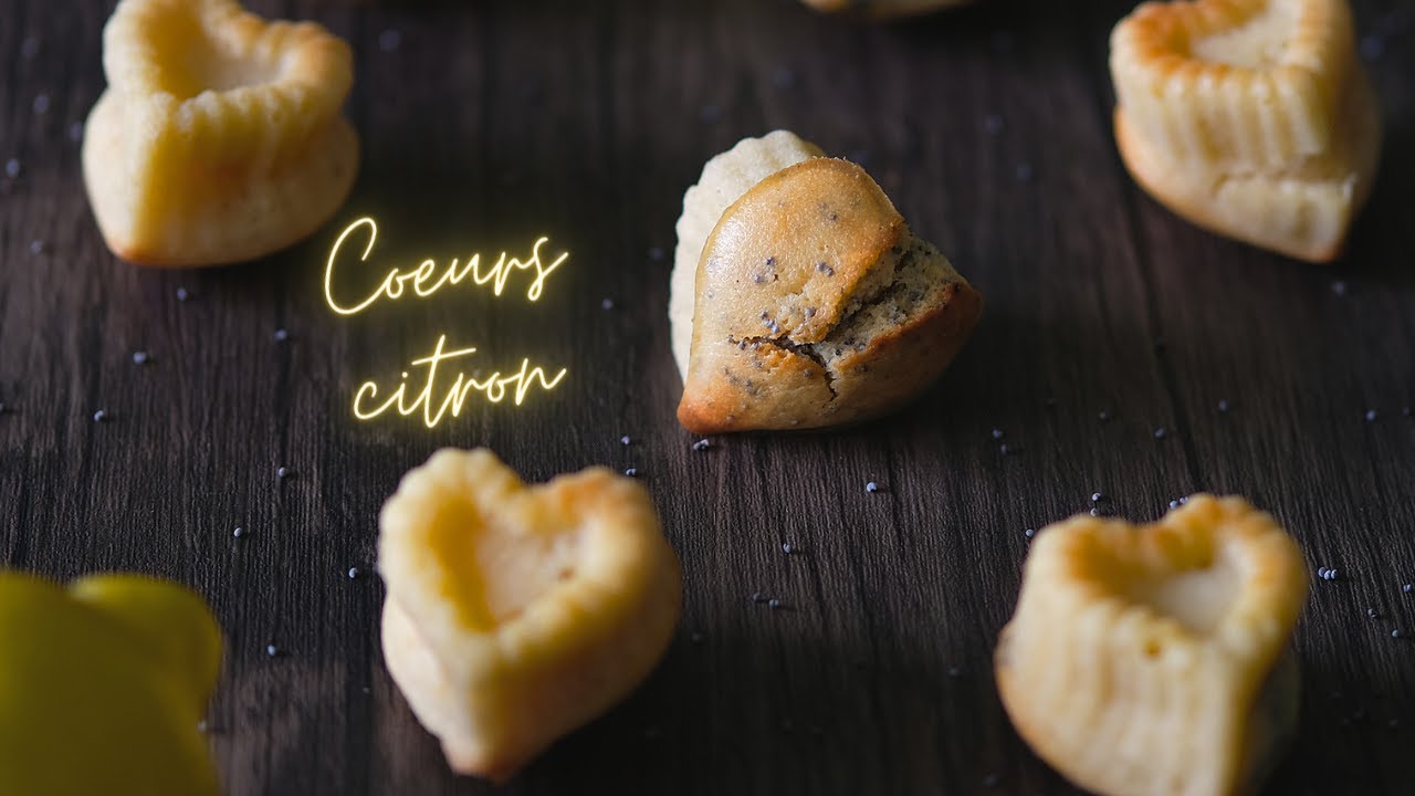 Un goûter facile,  gourmand et fait maison avec amour : des madeleines graines de pavot et citron 🥰