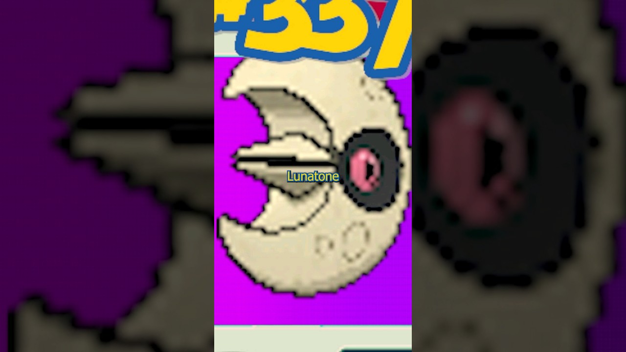 Pokémon Fact! No.337 - Lunatone 