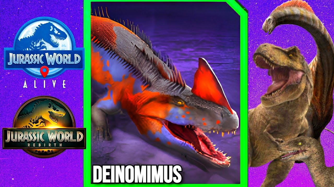 Deinomimus DEBUT! Deadly Croc Hybrid Joins Jurassic World Alive this Week!